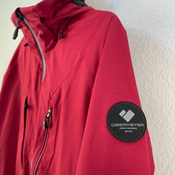 NEW Obermeyer Mens Small Raze Jacket Rustic Red Alpine Series Winter Ski Coat - Picture 11 of 16